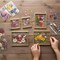 Flower Frame Pressed Kit, Include 4 Pcs Gold Metal Picture Frames and 140 Pcs Dried Pressed Flowers for Crafts DIY Floating Photo Frame for Tabletop Display, Home Decor, Gifts